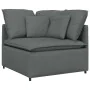 Sofá modular con cojines de tela gris oscuro by , Sofas - Ref: Foro24-3321268, Price: 599,51 €, Discount: %