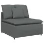 Sofá modular con cojines de tela gris oscuro by , Sofas - Ref: Foro24-3321268, Price: 599,51 €, Discount: %