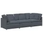 Sofá modular con cojines terciopelo gris oscuro by , Sofas - Ref: Foro24-3321280, Price: 627,28 €, Discount: %
