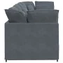 Sofá modular con cojines terciopelo gris oscuro by , Sofas - Ref: Foro24-3321280, Price: 627,28 €, Discount: %