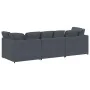 Sofá modular con cojines terciopelo gris oscuro by , Sofas - Ref: Foro24-3321280, Price: 627,28 €, Discount: %