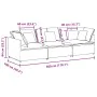 Sofá modular con cojines terciopelo gris oscuro by , Sofas - Ref: Foro24-3321280, Price: 627,28 €, Discount: %