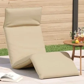 Tumbona plegable beige 175x54x8,5 cm Tejido Oxford by , Loungers - Ref: Foro24-4019749, Price: 81,52 €, Discount: %