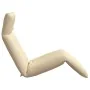Tumbona plegable beige 175x54x8,5 cm Tejido Oxford de , Tumbonas - Ref: Foro24-4019749, Precio: 87,54 €, Descuento: %