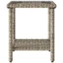 Sofá jardín forma de L con mesa y cojines ratán PE gris claro von , Outdoor-Sofas - Ref: Foro24-4103877, Preis: 307,92 €, Rab...