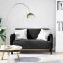 Sofá Loveseat Terciopelo Negro 109 cm by , Sofas - Ref: Foro24-4100592, Price: 195,09 €, Discount: %