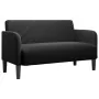 Sofá Loveseat Terciopelo Negro 109 cm by , Sofas - Ref: Foro24-4100592, Price: 195,09 €, Discount: %