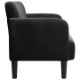 Sofá Loveseat Terciopelo Negro 109 cm by , Sofas - Ref: Foro24-4100592, Price: 195,09 €, Discount: %