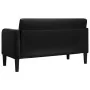 Sofá Loveseat Terciopelo Negro 109 cm by , Sofas - Ref: Foro24-4100592, Price: 195,09 €, Discount: %