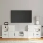 Muebles de TV 5 uds. con almacenaje "ODDA" blanco madera pino von , TV-Möbel - Ref: Foro24-3365375, Preis: 283,56 €, Rabatt: %