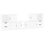 Muebles de TV 5 uds. con almacenaje "ODDA" blanco madera pino von , TV-Möbel - Ref: Foro24-3365375, Preis: 283,56 €, Rabatt: %