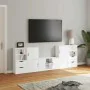 Muebles de TV 5 uds. con almacenaje "ODDA" blanco madera pino von , TV-Möbel - Ref: Foro24-3365375, Preis: 283,56 €, Rabatt: %