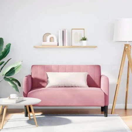 Sofá Loveseat terciopelo rosa 109 cm by , Sofas - Ref: Foro24-4100590, Price: 166,67 €, Discount: %