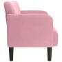 Sofá Loveseat terciopelo rosa 109 cm by , Sofas - Ref: Foro24-4100590, Price: 166,67 €, Discount: %