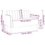 Sofá Loveseat terciopelo rosa 109 cm by , Sofas - Ref: Foro24-4100590, Price: 166,67 €, Discount: %