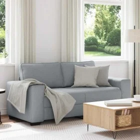 Sofá de 2 plazas de tela gris claro 140 cm by , Sofas - Ref: Foro24-4105166, Price: 218,78 €, Discount: %