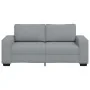 Sofá de 2 plazas de tela gris claro 140 cm by , Sofas - Ref: Foro24-4105166, Price: 218,77 €, Discount: %