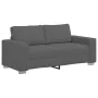 Sofá Loveseat gris oscuro 140 cm tejido de pana de , Sofás - Ref: Foro24-4105201, Precio: 247,90 €, Descuento: %