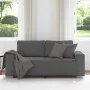 Sofá Loveseat gris oscuro 140 cm tejido de pana de , Sofás - Ref: Foro24-4105201, Precio: 247,90 €, Descuento: %