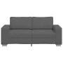 Sofá Loveseat gris oscuro 140 cm tejido de pana de , Sofás - Ref: Foro24-4105201, Precio: 247,90 €, Descuento: %