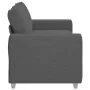 Sofá Loveseat gris oscuro 140 cm tejido de pana de , Sofás - Ref: Foro24-4105201, Precio: 247,90 €, Descuento: %