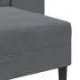 Zweiplätziges Sofa mit dunkelgrauem L-förmigem Chaiselongue, 125 cm. von , Sofas - Ref: Foro24-4107070, Preis: 278,83 €, Raba...