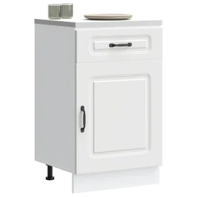 Kalmar Küchenunterschrank aus weißem Ingenieurholz von , Küchenschränke - Ref: Foro24-853477, Preis: 92,04 €, Rabatt: %