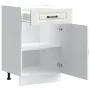 Kalmar Küchenunterschrank aus weißem Ingenieurholz von , Küchenschränke - Ref: Foro24-853477, Preis: 92,04 €, Rabatt: %