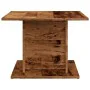 Aged engineered wood coffee table 55.5x55.5x40 cm by , Coffee table - Ref: Foro24-856808, Price: 40,15 €, Discount: %
