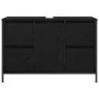Mueble de lavabo con cajones roble negro 90x34,5x60 cm de , Tocadores de baño - Ref: Foro24-861887, Precio: 101,71 €, Descuen...