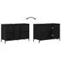 Mueble de lavabo con cajones roble negro 90x34,5x60 cm de , Tocadores de baño - Ref: Foro24-861887, Precio: 101,71 €, Descuen...