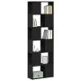 Black oak folding screen bookshelf/library 60x24x186 cm by , Bookcases and shelves - Ref: Foro24-862078, Price: 89,18 €, Disc...