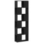 Black oak folding screen bookshelf/library 60x24x186 cm by , Bookcases and shelves - Ref: Foro24-862078, Price: 89,18 €, Disc...