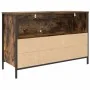 Mueble de baño con lavabo y cajones roble ahumado 90x34,5x60 cm de , Tocadores de baño - Ref: Foro24-861879, Precio: 79,42 €,...