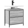 Badezimmermöbel mit Waschbecken und Schubladen in Grau Sonoma 60x34,5x60 cm von , Badezimmerwaschtische - Ref: Foro24-861885,...