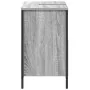 Badezimmermöbel mit Waschbecken und Schubladen in Grau Sonoma 60x34,5x60 cm von , Badezimmerwaschtische - Ref: Foro24-861885,...