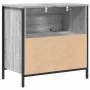 Badezimmermöbel mit Waschbecken und Schubladen in Grau Sonoma 60x34,5x60 cm von , Badezimmerwaschtische - Ref: Foro24-861885,...