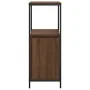 Mueble de baño con estantes roble marrón 36x35x95 cm de , Tocadores de baño - Ref: Foro24-861916, Precio: 51,79 €, Descuento: %
