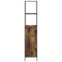 Mueble de baño con estantes roble ahumado 36x35x165 cm by , bathroom vanities - Ref: Foro24-861909, Price: 70,95 €, Discount: %