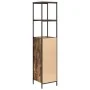 Mueble de baño con estantes roble ahumado 36x35x165 cm by , bathroom vanities - Ref: Foro24-861909, Price: 70,95 €, Discount: %