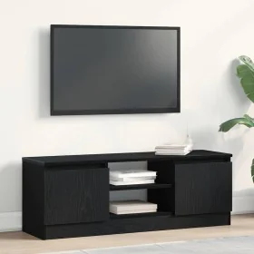 TV-Möbel aus schwarzem Eichenholz 102x30x36 cm von , TV-Möbel - Ref: Foro24-862433, Preis: 73,71 €, Rabatt: %