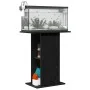 Soporte para acuario de madera de roble negro 60,5x36x72,5 cm de , Soportes para acuarios - Ref: Foro24-862157, Precio: 54,62...