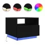 LED-Couchtisch in Schwarz-Eiche mit den Maßen 50x49x40 cm. von , Couchtisch - Ref: Foro24-862253, Preis: 78,13 €, Rabatt: %