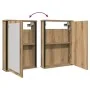 Mueble de baño con espejo de roble artesanal 42x12x60 cm de , Tocadores de baño - Ref: Foro24-862230, Precio: 45,30 €, Descue...