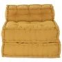 Yellow fabric modular pouf 70x70x54 by , Cushions for chairs and sofas - Ref: Foro24-4019038, Price: 133,90 €, Discount: %
