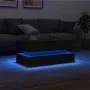 Mesa de centro con luces LED roble negro 90x50x40 cm by , Coffee table - Ref: Foro24-862258, Price: 110,62 €, Discount: %