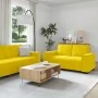 Juego de sofás con cojines 2 piezas terciopelo amarillo by , Sofas - Ref: Foro24-3324706, Price: 458,42 €, Discount: %