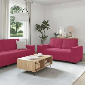 Juego de sofás con cojines 2 piezas terciopelo rojo tinto by , Sofas - Ref: Foro24-3324704, Price: 458,42 €, Discount: %