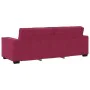 Juego de sofás con cojines 2 piezas terciopelo rojo tinto by , Sofas - Ref: Foro24-3324704, Price: 458,42 €, Discount: %
