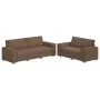 Juego de sofás con cojines 2 piezas tela marrón von , Sofas - Ref: Foro24-3324695, Preis: 467,07 €, Rabatt: %